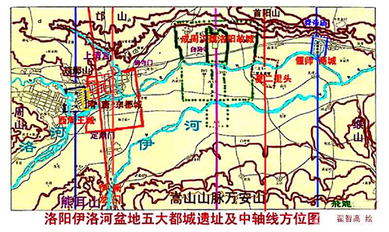 洛阳五大都城中轴方位.jpg