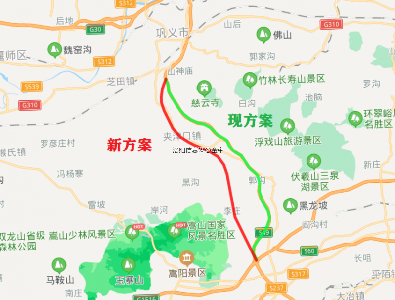 路线方案图